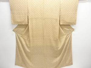 網目模様小紋着物